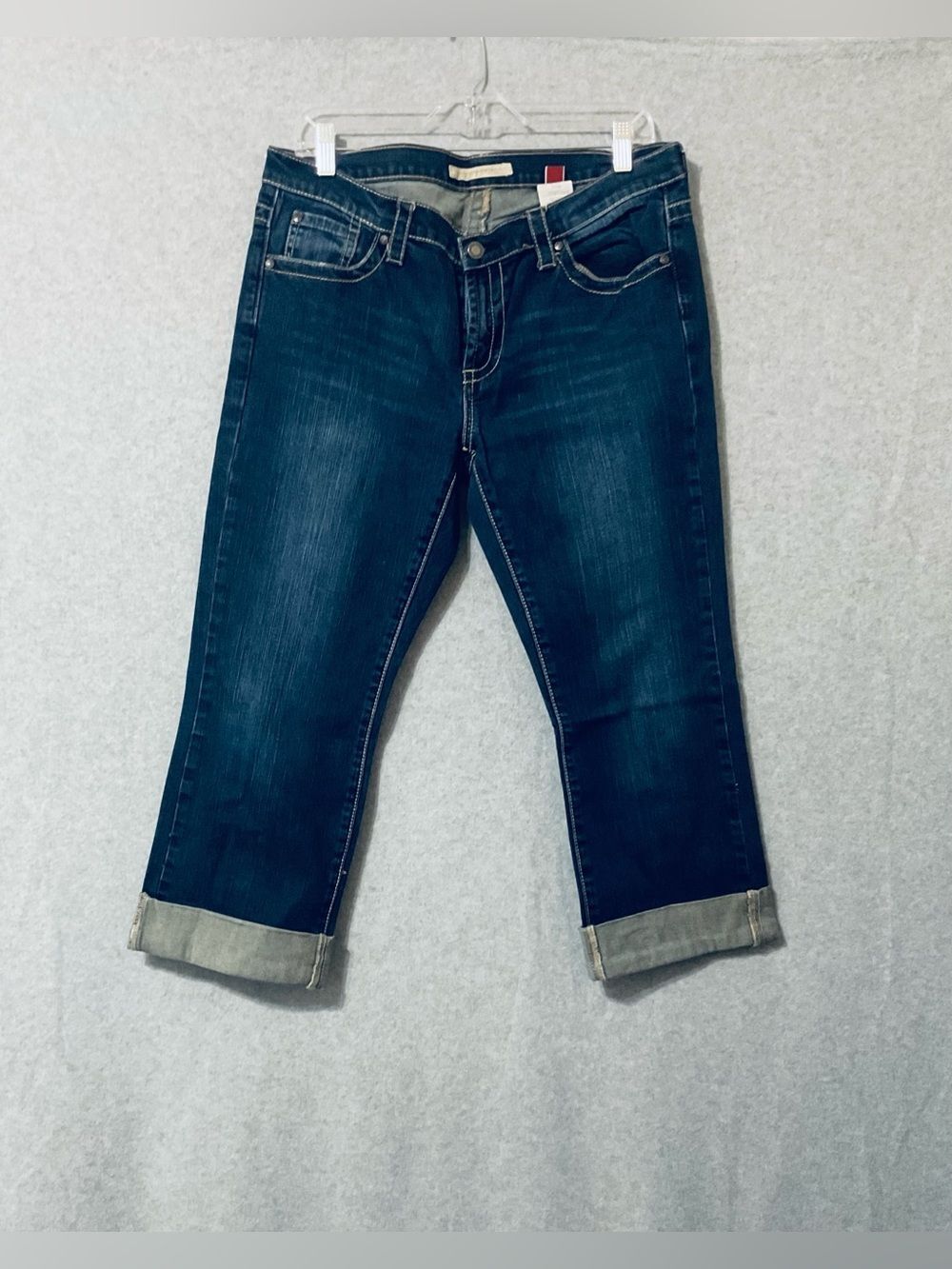 Stetson Dark Blue Women's Cropped Jeans Sz 12